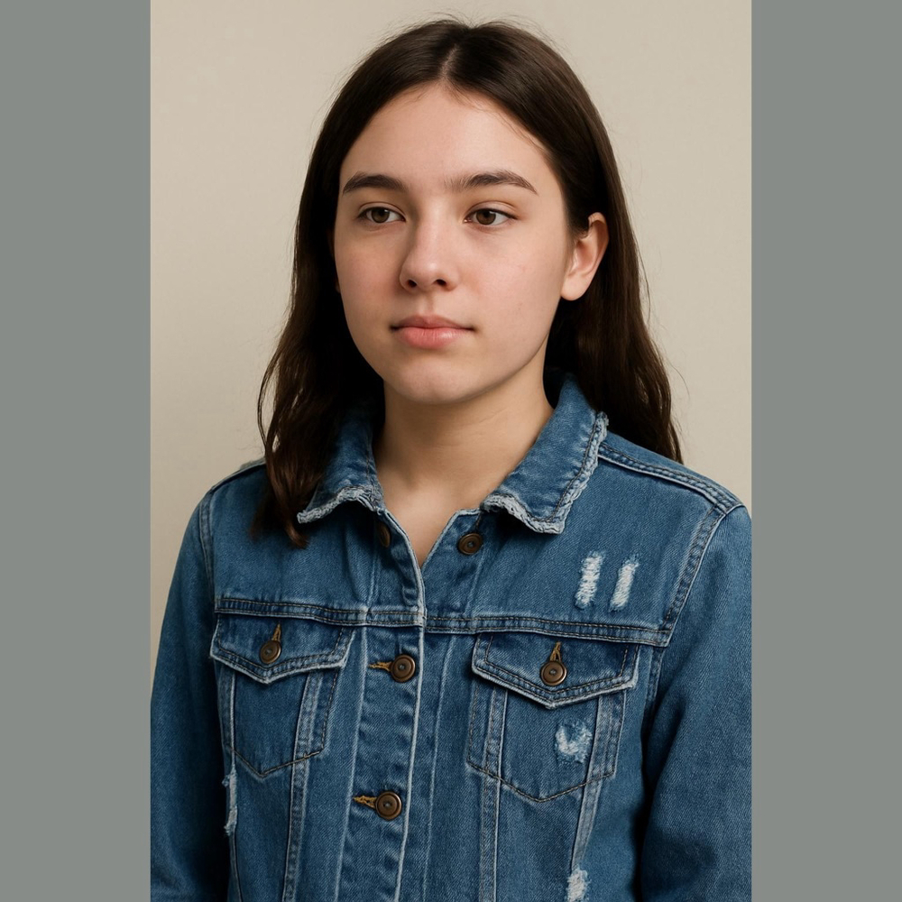 Girls Zara Girls Blue Distressed Jean Jacket Size 10